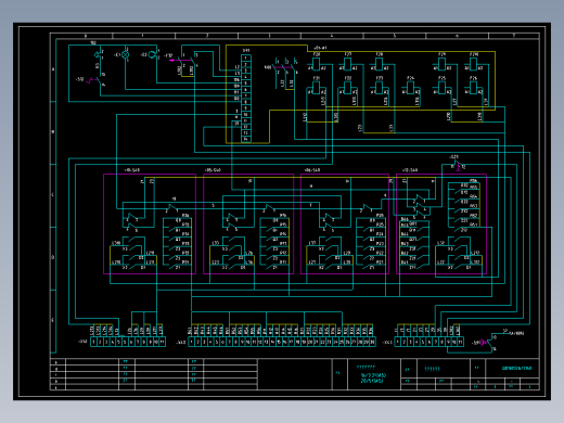 双梁桥机电气图纸图