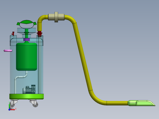 吸尘器时尚造型设计前视缩略图
