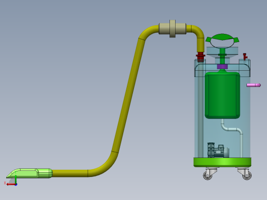吸尘器时尚造型设计后视缩略图