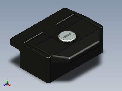 型材-KJN SLAM LATCH WITH UNIFORM LOCK KJN530352正等轴测缩略图