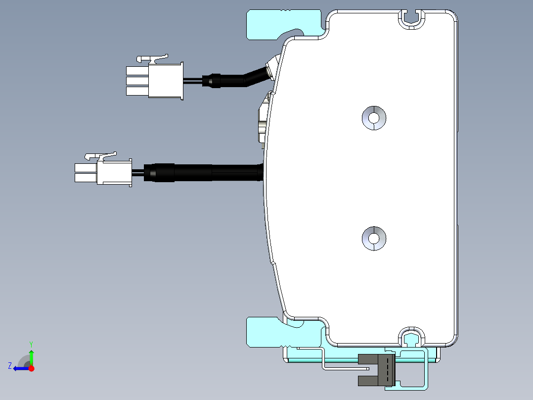威洛博VBF同步带传动一般环境VBF14-L45-S1050-BL-ZP40-C3右视图