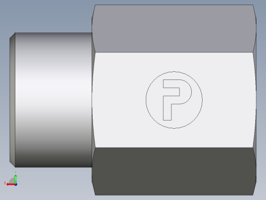 卡套式工业通用硬管接头EO_Swivel_connector_GAI12LMCFX后视缩略图