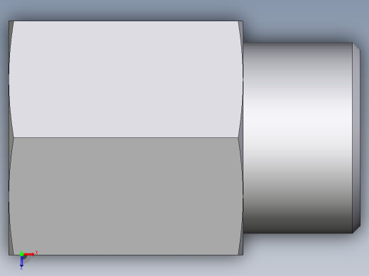 卡套式工业通用硬管接头EO_Swivel_connector_GAI12LMCFX俯视缩略图