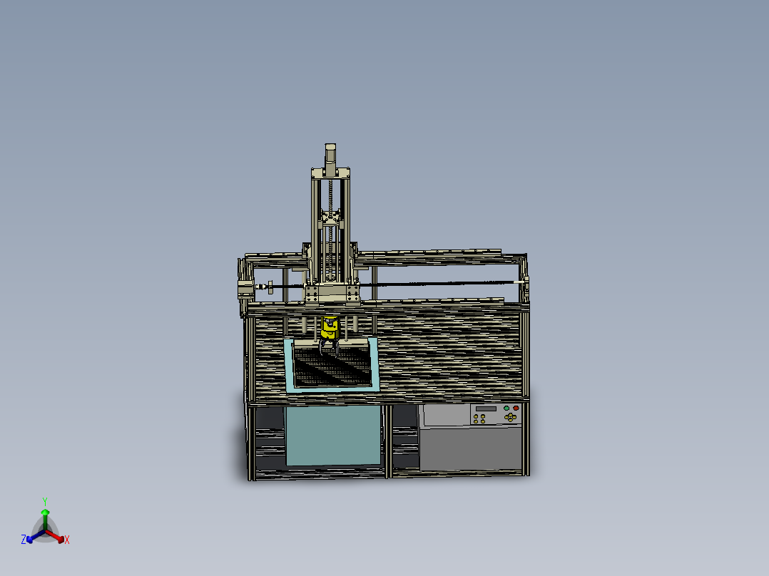 渗蜡机SW+CAD 150+24.5.9+002正等轴测图