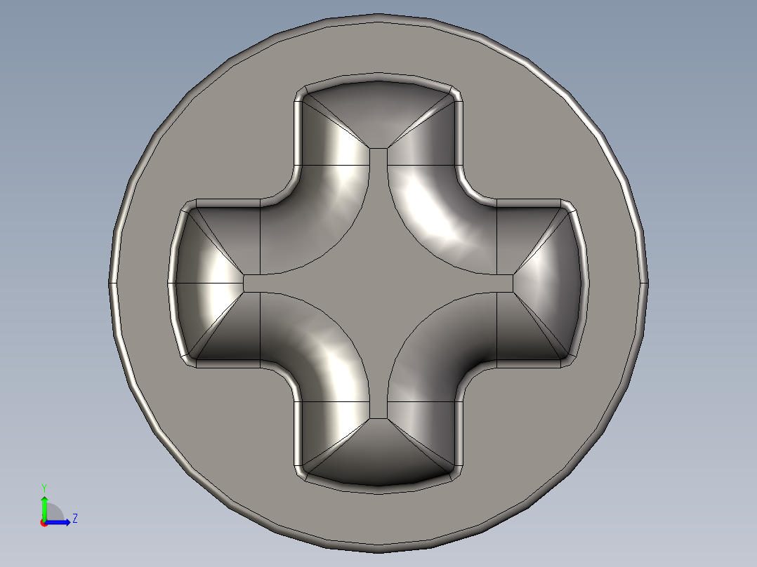 乐高机械组车桥-87083 DkStone Technic Axle 4 with Stop.STEP左视图