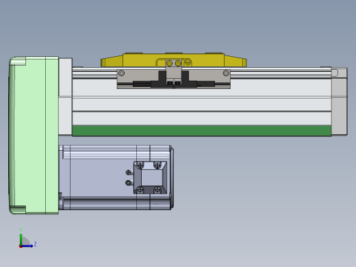 GTH内嵌丝杆全封闭GTH8-BM-60步进左视缩略图