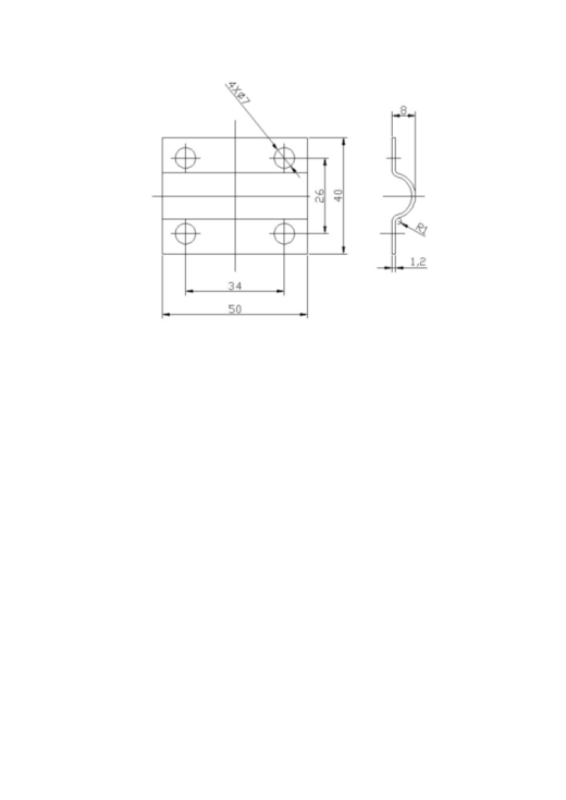 JB109-固定夹的冲压模具设计冲孔落料弯曲复合聚力设计缩略图