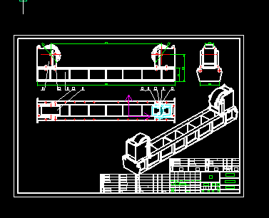 40吨焊接滚轮架图纸