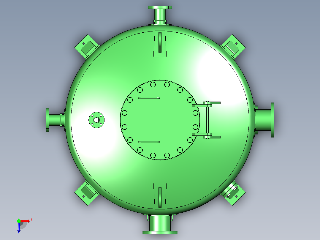 AB混床装置俯视图