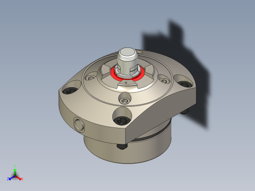 KOSMEKSFA2000-M2A-100多系列多零件图纸模型多系列多零件图纸模型正等轴测缩略图