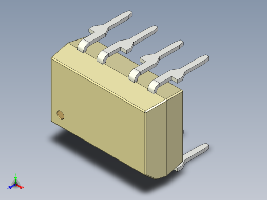 光电元件封装-DIP8-OC-YL