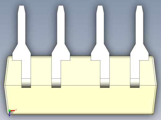 光电元件封装-DIP8-OC-YL俯视缩略图
