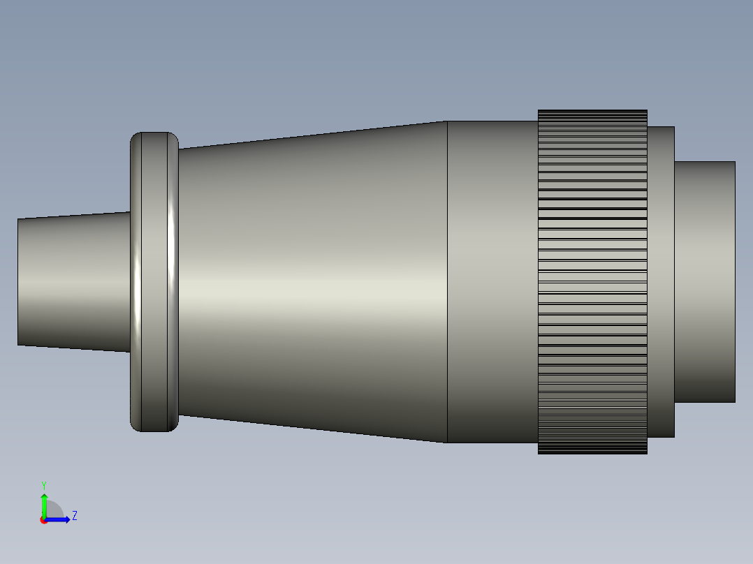 航空插头左视图