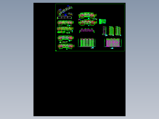 高层小区建筑施工图