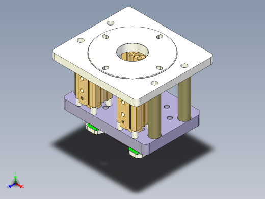R4-CNC5笔记本CNC工装夹具三维模型-1218正等轴测缩略图