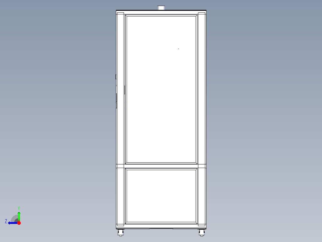 智能无土栽培植物设备右视图