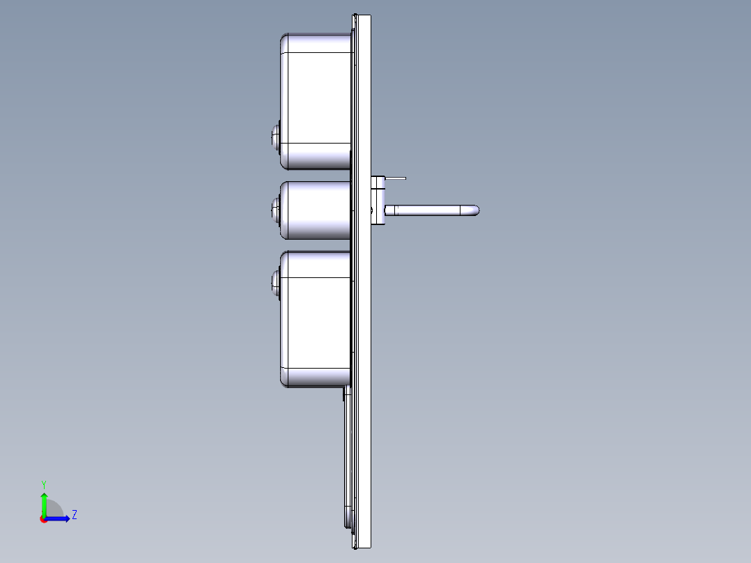 水槽、不锈钢水槽(61)左视图