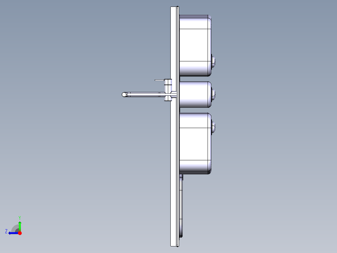 水槽、不锈钢水槽(61)右视图