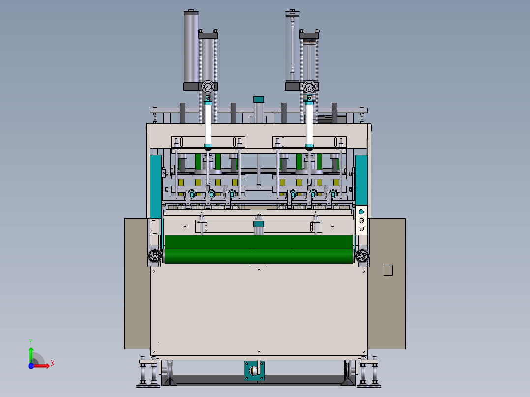 塑料袋背心袋制袋机sw17可编辑前视图