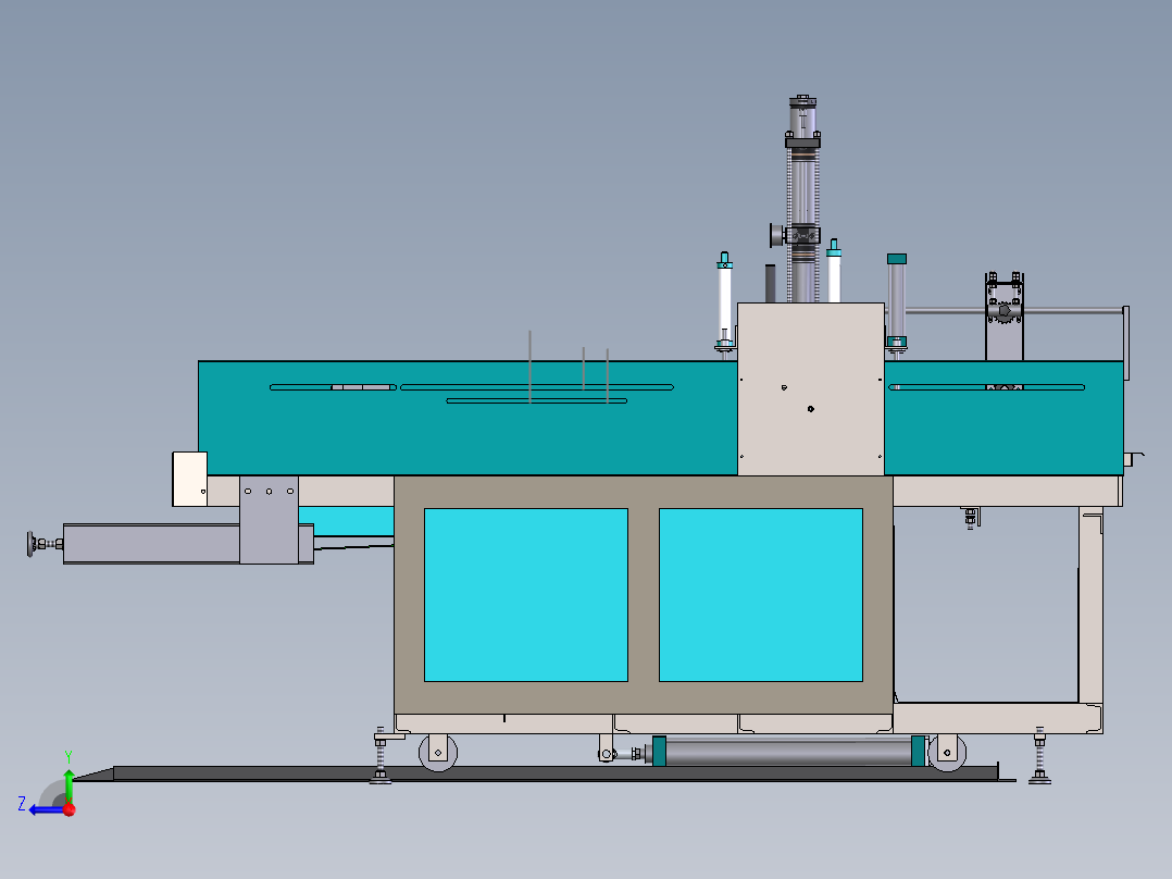 塑料袋背心袋制袋机sw17可编辑右视图