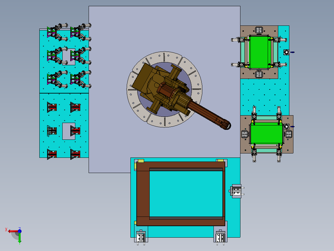 机器人三工位焊接sw16可编辑