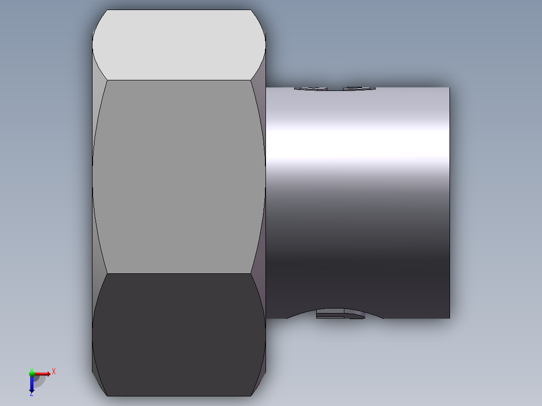 90度焊接接头、SKA28X2俯视图