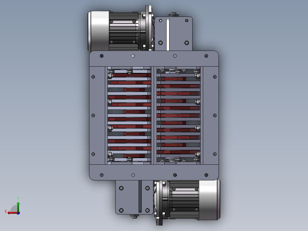 破碎机、shredd破碎机后视图