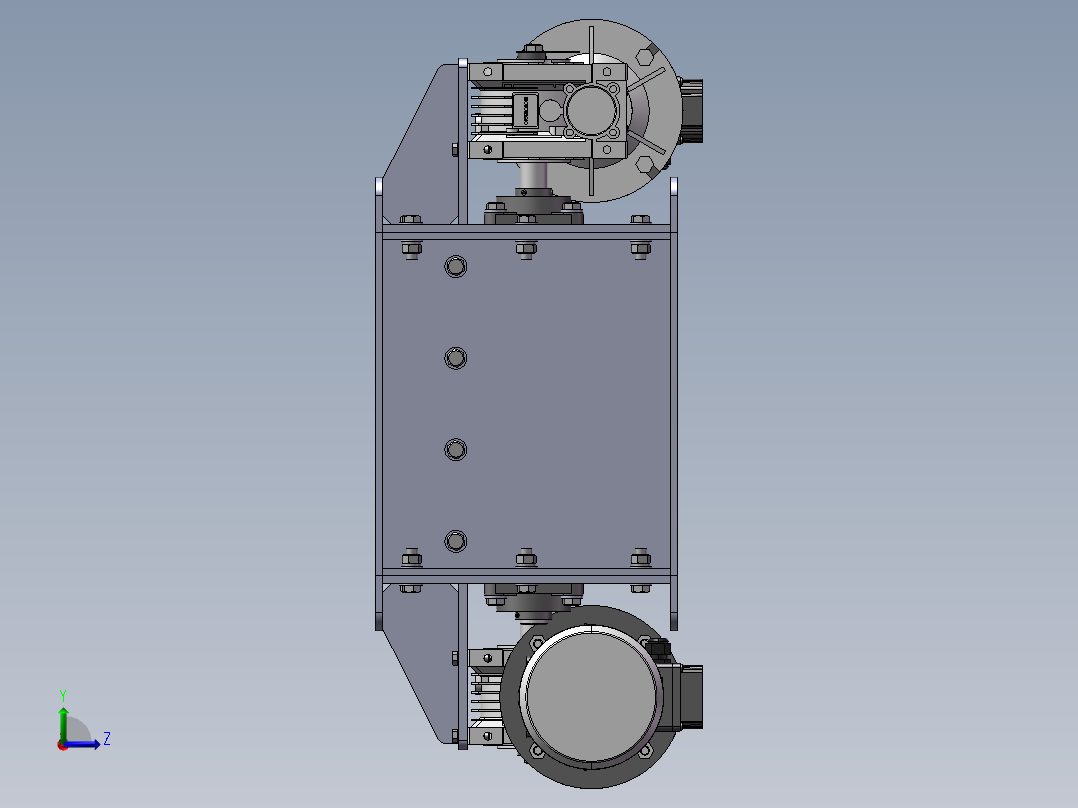 破碎机、shredd破碎机左视图