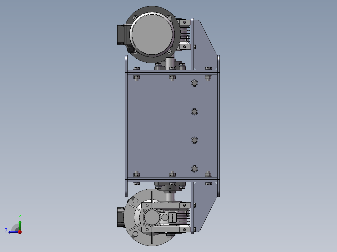 破碎机、shredd破碎机右视图