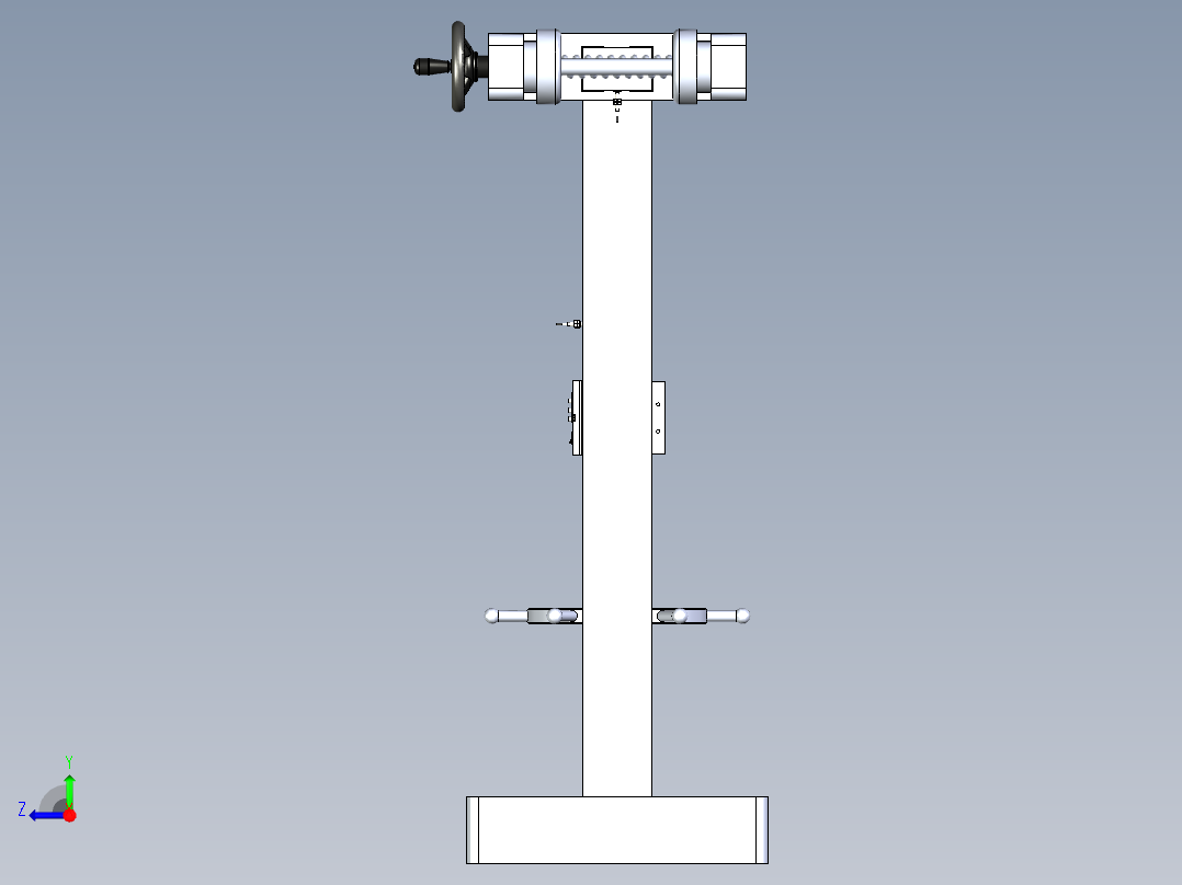拉力强度检测设备右视图