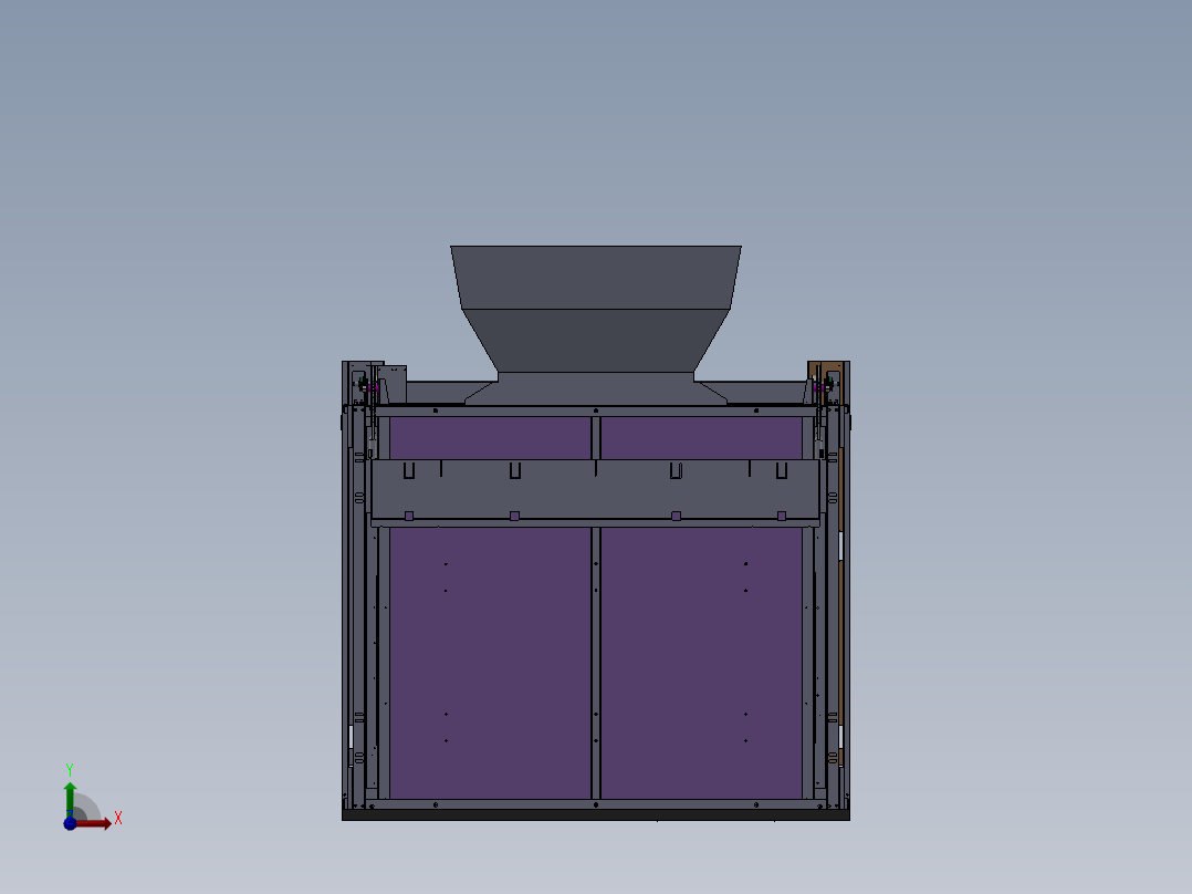 CJ-2940 咖啡生豆分级筛选机前视图