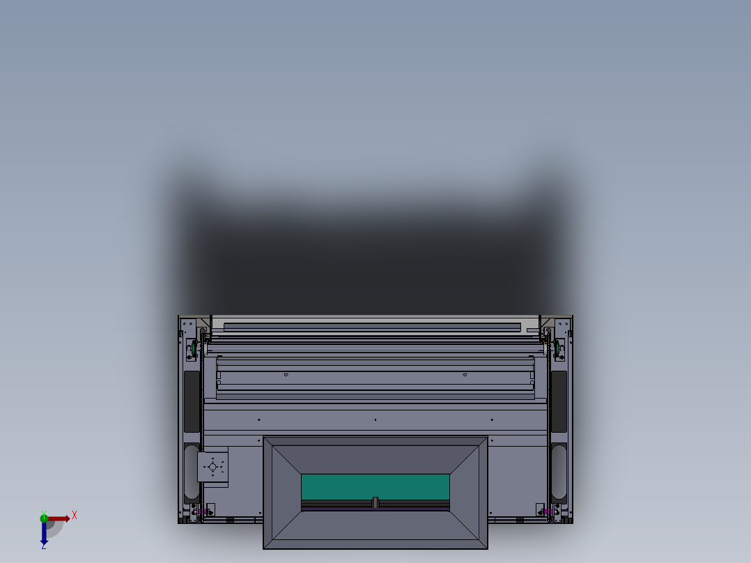 CJ-2940 咖啡生豆分级筛选机俯视图