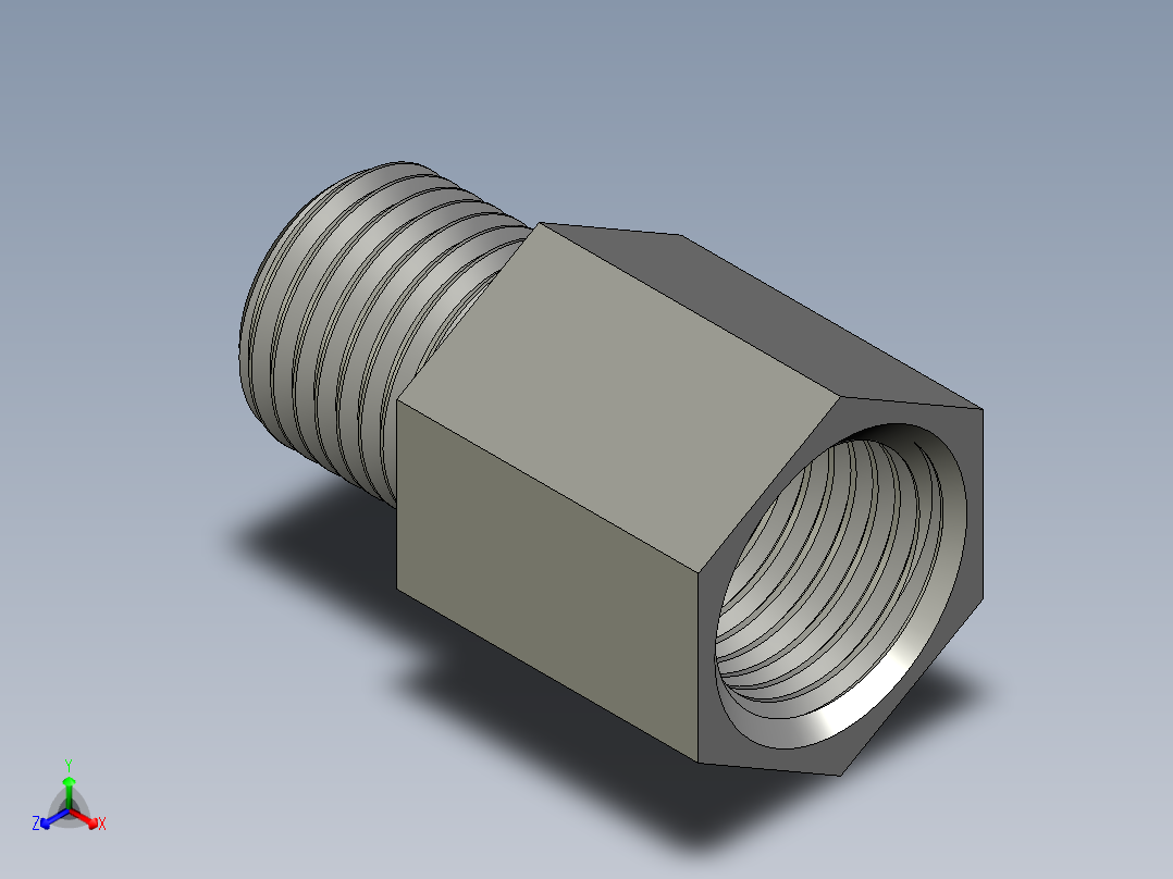 螺纹管转接头-内外丝等径 DN8