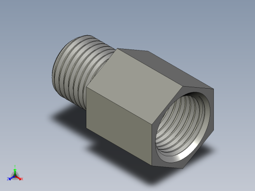 螺纹管转接头-内外丝等径 DN8