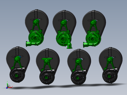 7款PTOC-150-PTO 皮带驱动离心泵模型