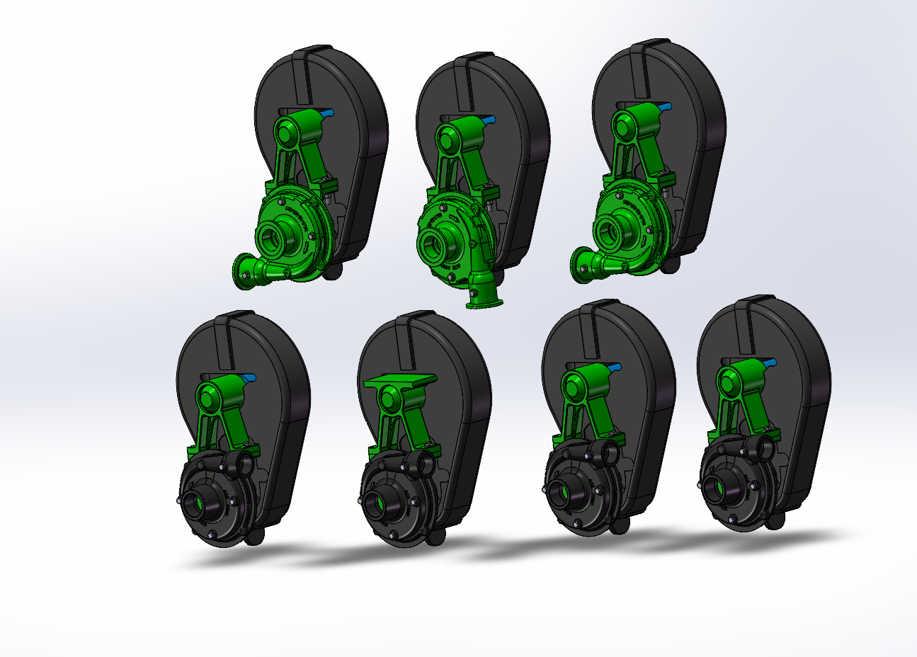7款PTOC-150-PTO 皮带驱动离心泵模型