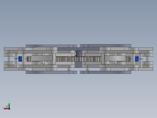 机械手机械夹蜗杆传动后视缩略图
