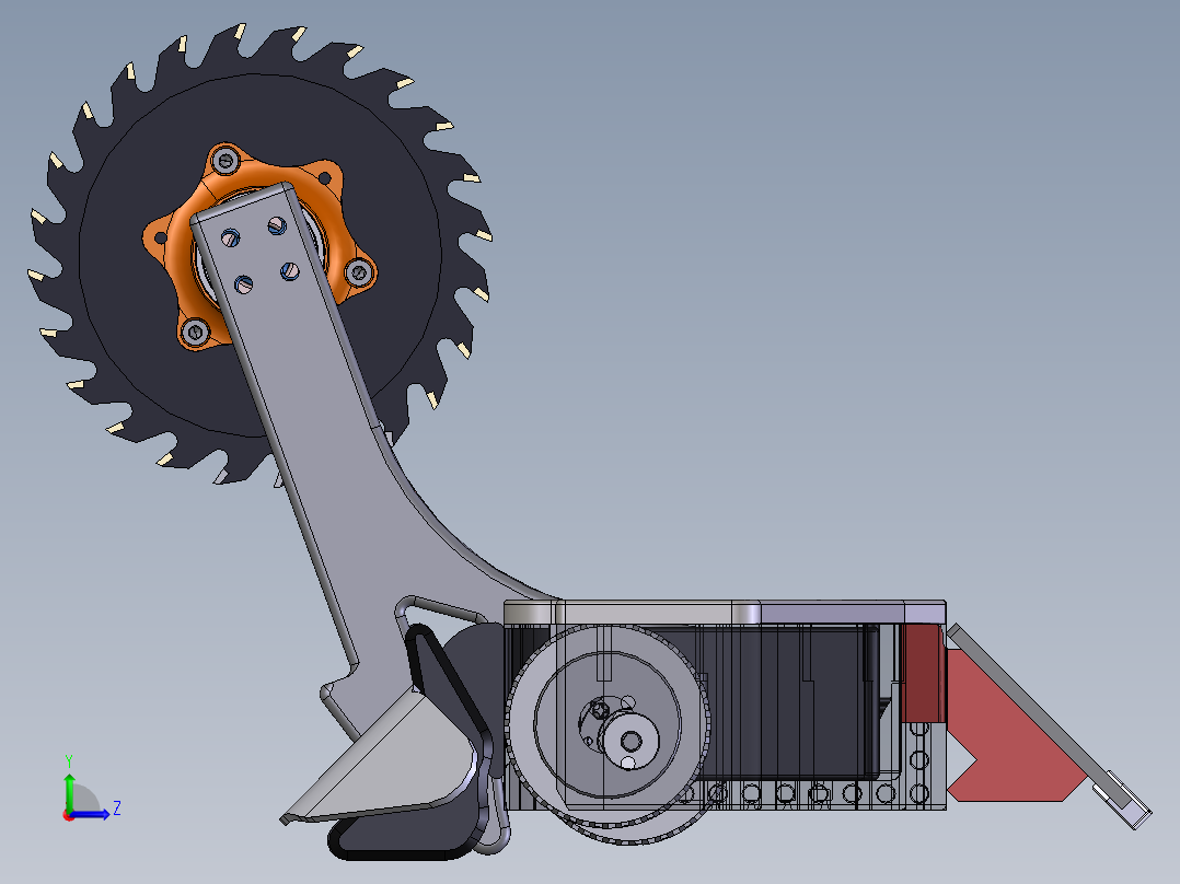 战斗机  stp左视图