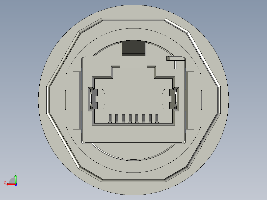 MSDD90401S以太网接口后视图