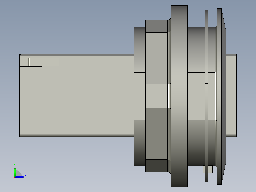 MSDD90401S以太网接口左视图