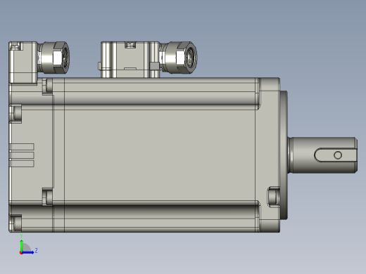 伺服电机MS1H4-40B30CB-S131Z汇川左视缩略图
