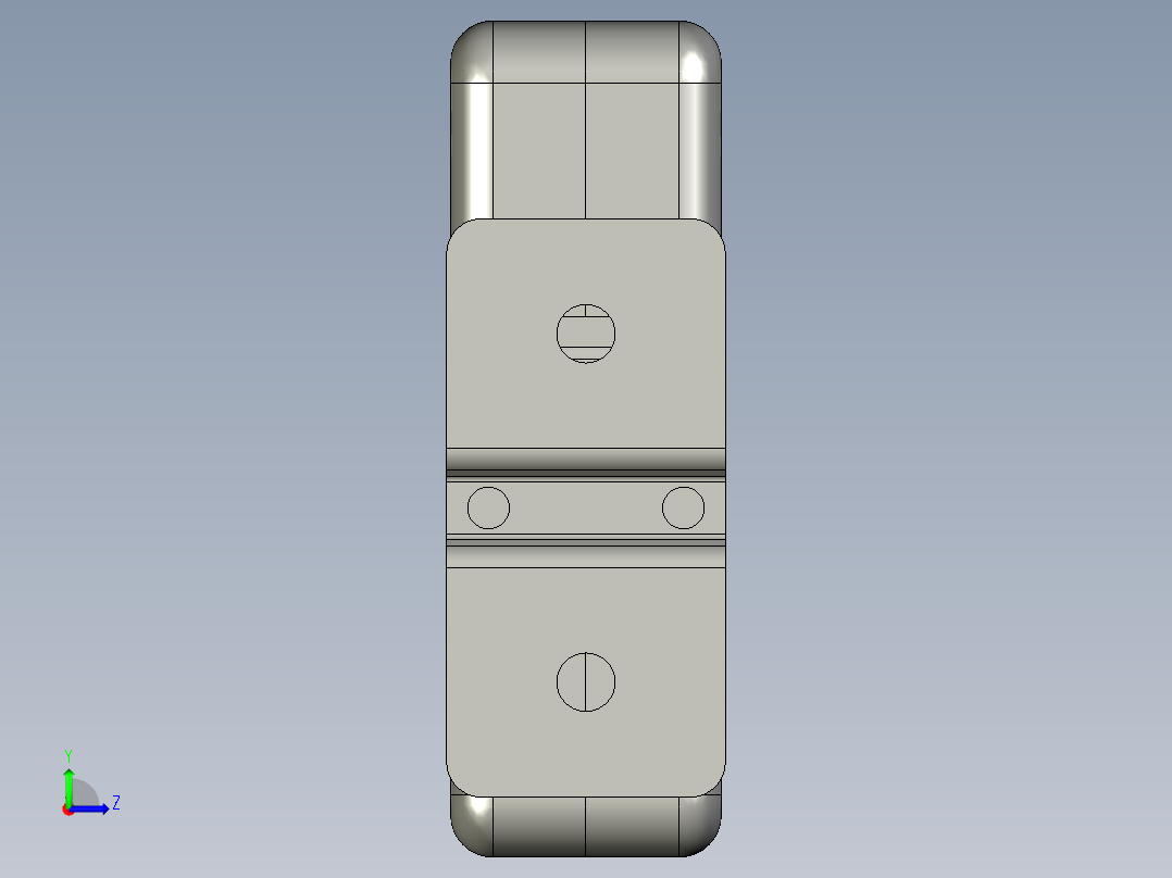 快递柜电机驱动锁左视图