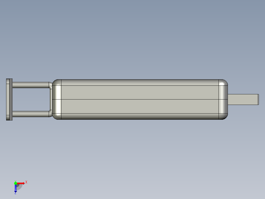 快递柜电机驱动锁俯视图