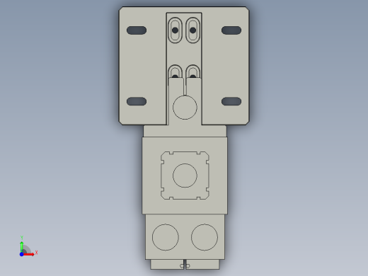 充电宝内部锂电池自动焊接设备设计-01碰焊机-V1前视缩略图