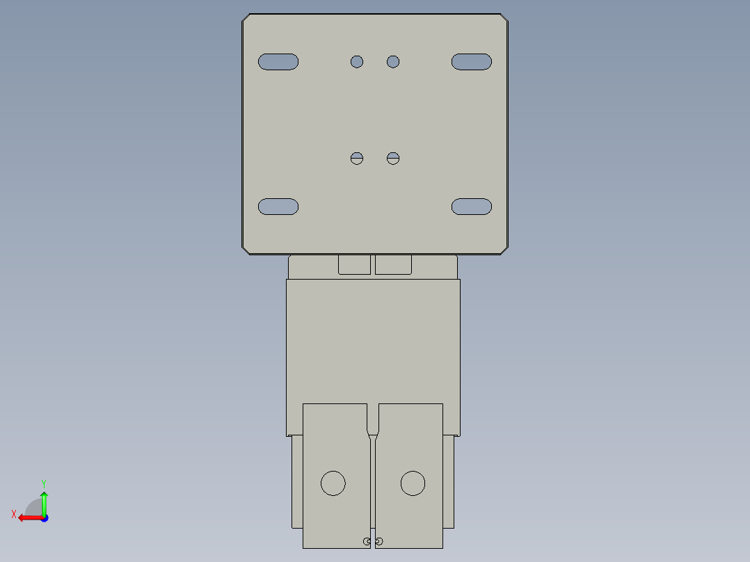 充电宝内部锂电池自动焊接设备设计-01碰焊机-V1后视图