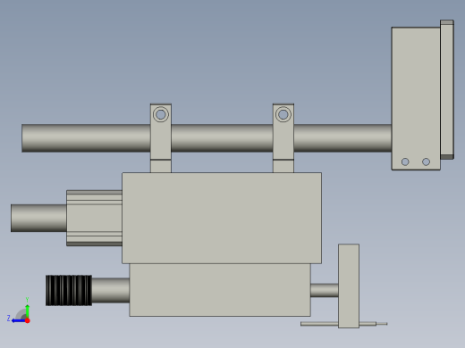 充电宝内部锂电池自动焊接设备设计-01碰焊机-V1右视缩略图