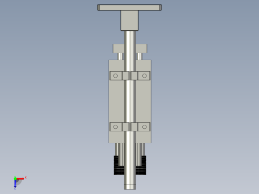 充电宝内部锂电池自动焊接设备设计-01碰焊机-V1俯视缩略图