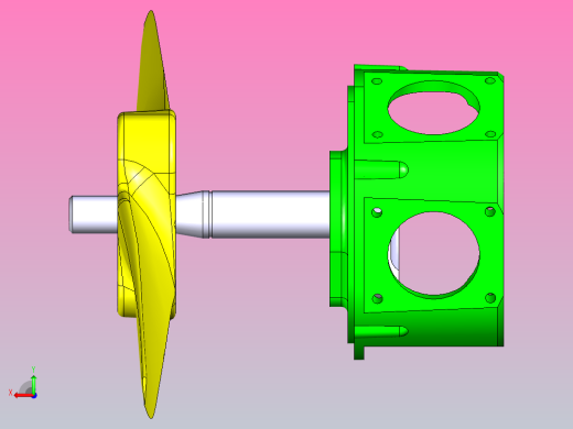 星形发动机和螺旋桨后视缩略图