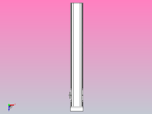 日规模组半封闭丝杆TPA-HNR-105D-1610C-L650-MP-C-P40-N3俯视缩略图