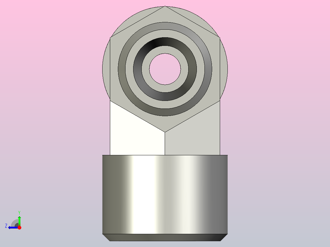 EO管接头三通异径管TR10 10 06LCFX.igs右视图